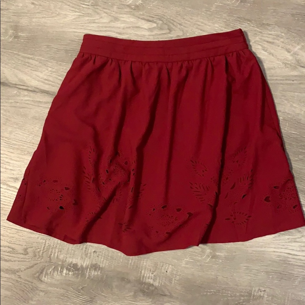 Red/ burgundy Skirt